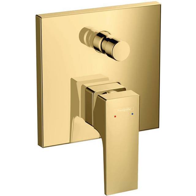 Hansgrohe Metropol Polished Gold-Optic Concealed Manual Bath Mixer Val