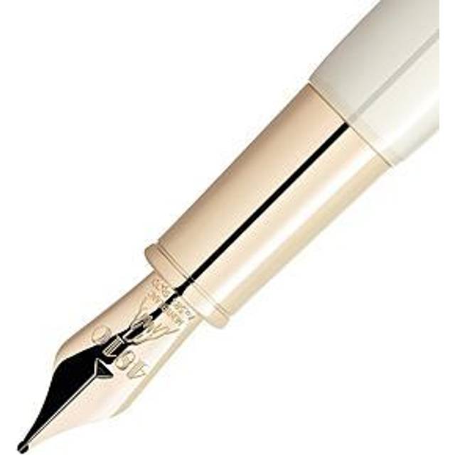 Montblanc - Montblanc Heritage Rouge Et Noir "baby" Special Edition Ivory-coloured Fountain Pen M - Fountain Pens - Yellow (M)