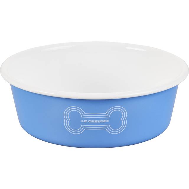 Le Creuset Enamel on Steel Large Dog Bowl  6 Cups  Light Blue