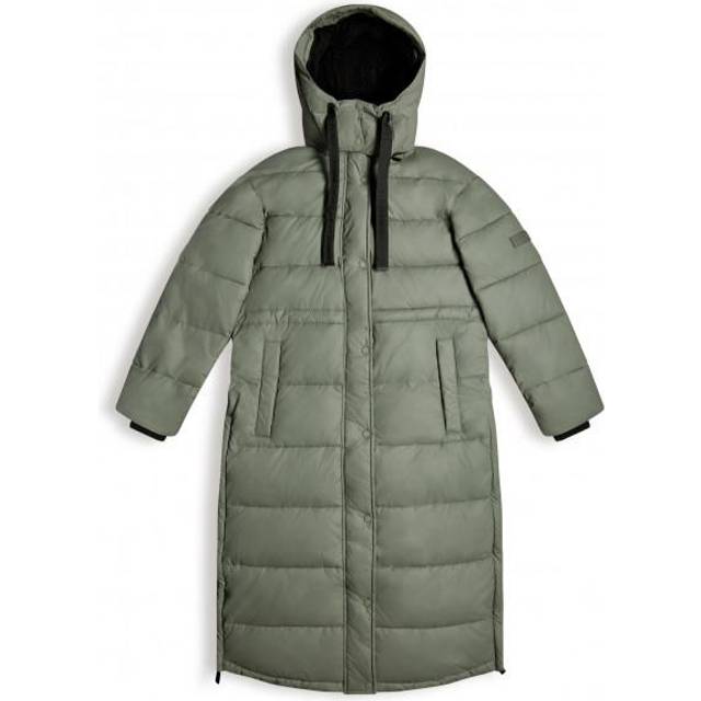 Hunter Womens Ladies Intrepid Long Puffer - Black, Size: Medium Rubber - Size Medium