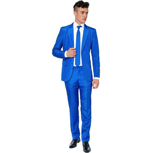 Men's Suitmeister Solid Blue Suit | Costume Suits (M)