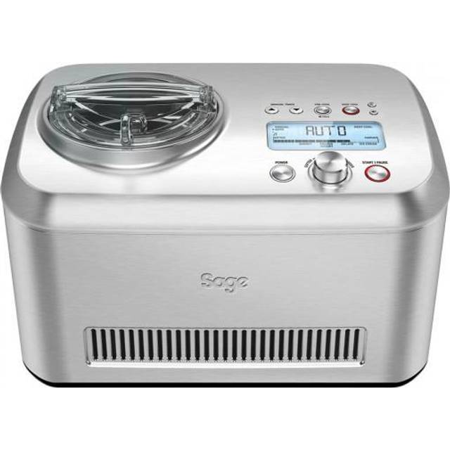 Sage SCI600BSS2EEU1 the Smart Scoop - Iskremmaskin - 1 liter - 200 W - børstet rustfritt stål