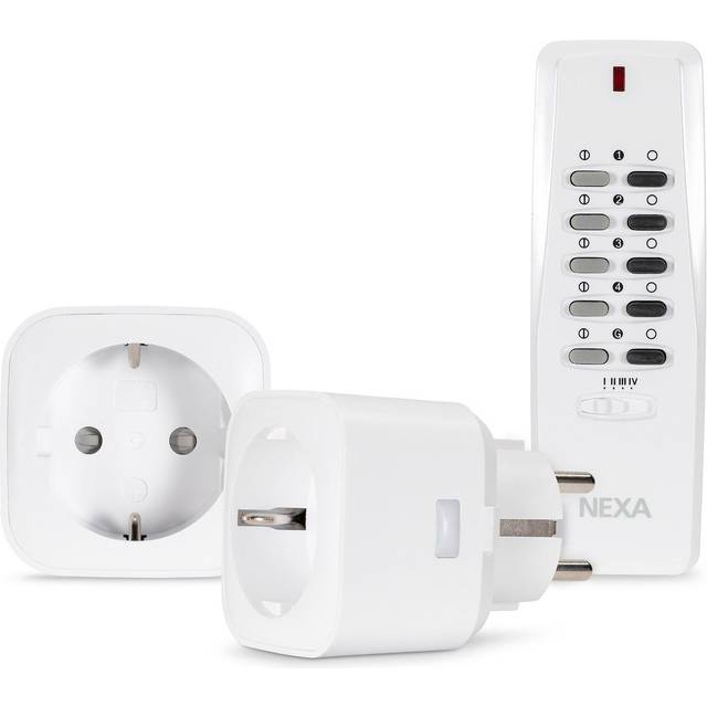 Plug-In Mottagare Nexa Med Fjärrkontroll 2-Pack