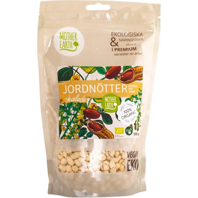 Mother Earth Jordnötter Skalade EKO, 500 g