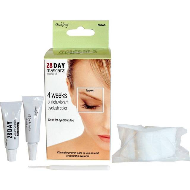 Godefroy 28 Day Mascara Eyelash Gel Tint - Brown 25 Applications
