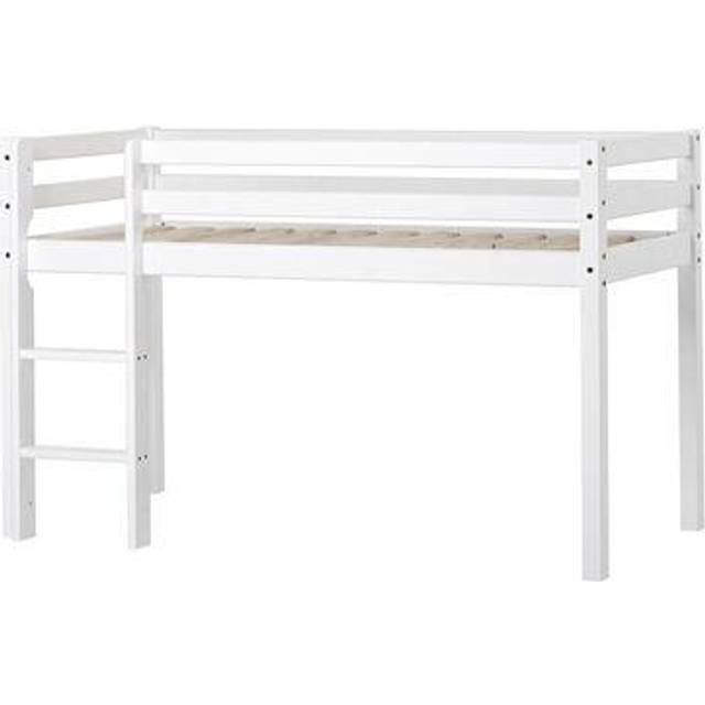 Hoppekids Halvhög Loftsäng 70x160, Vit