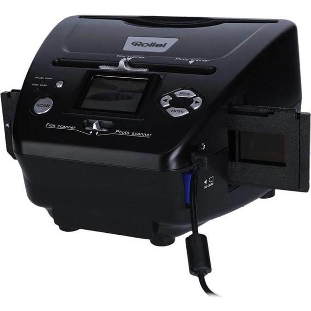 Rollei PDF-S 240 SE - Multi-scanner for photos, slides and negatives, scanning process in seconds, incl. image editing software - black