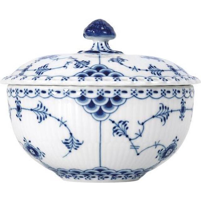 Royal Copenhagen Musselmalet Helblonde Skål MED LÅG 35 CL - NO_SIZE Serveringsskålar Från Magasin - Hvid (NO_SIZE)