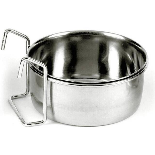 Stainless Steel Hook On Coop Cup - 125mm - Classic Pet Products