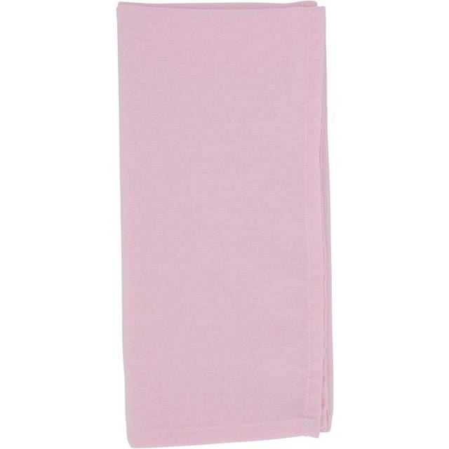 Saro 321.P20S 20 in. Casual Design Everyday Square Table Napkins, Pink - Set of 12