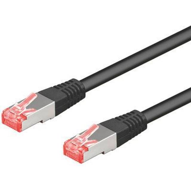 Good Connections RNS Cat 6 S/FTP RJ45-RJ45 Netværkskabel 0,5 m - Sort