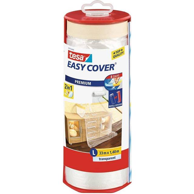 tesa® 59177 Easy Cover Premium Transparent 2 in 1 55cm x 33m