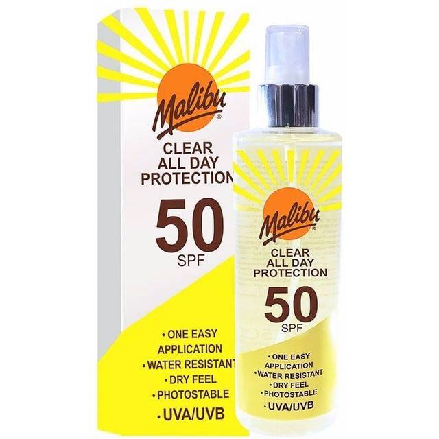 Malibu Clear All Day Protection Spray Pump SPF50 250ml