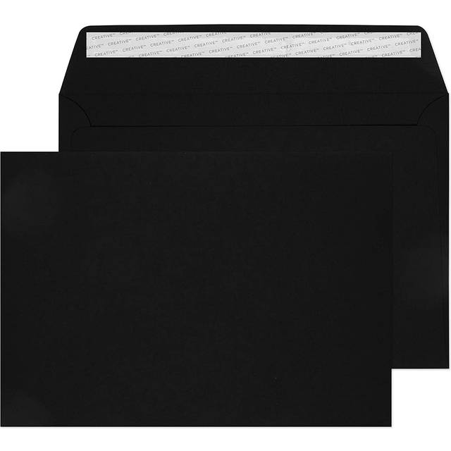 Creative Wallet Peel and Seal Black Velvet C5 162X229 140GSM - Box of 125