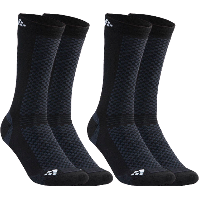Socks Craft warm mid (2 paires) - Noir