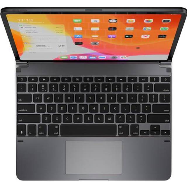 "Brydge 12.9 Pro+ Wireless Backlit Keyboard with Trackpad for iPad Pro 12.9"" 3rd Gen (Space Gray)"