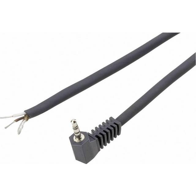 VOLTCRAFT XL-AC35DGW Hörlursuttag 3.5mm Teleplugg 3.5 mm - Öppen ände Mono Antal poler:2 1 st
