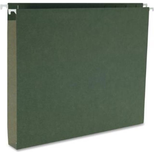 "Business Source Hanging File Folders  Liter  1/5 Tab  1"""" Expanding  25/Box  SDGN (43850)"