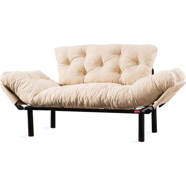 Hanah Home - B&#xE4;ddsoffa 2-sits - Beige - 2-sits soffor - Fr&#xE5;n Homeroom