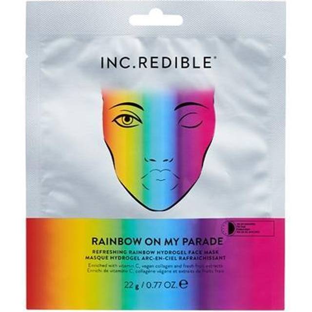 Nails Inc Rainbow On My Parade Refreshing Rainbow Hydrogel Face Mask