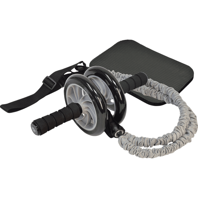 Schildkröt Fitness Abroller & Expander Set Träningsgummiband Storlek One Size Färg black / grey