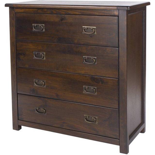 Core Products Tilsbury 4 Drawer Chest of Drawers, Brown