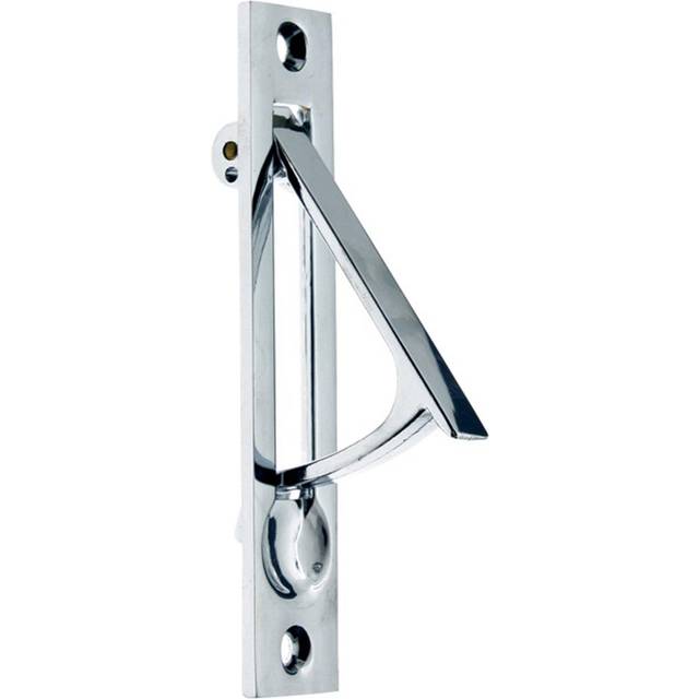 idh by St Simons 14020026 Professional Grade Quality Solid Brass 4 Edge Pull  Polished Chrome