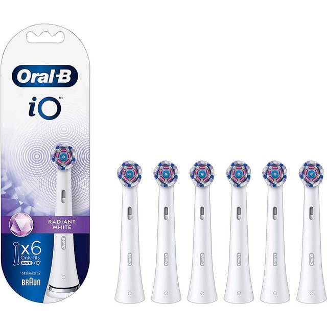 Oral B iO Radiant White Brush Heads  6 Pieces