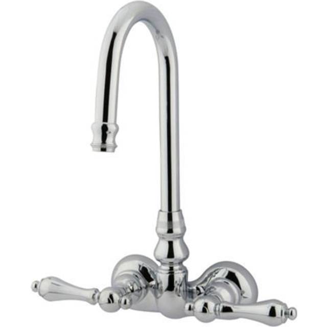 Kingston Brass CC72T1 Vintage 3-3/8-Inch Wall Mount Tub Faucet  Polish