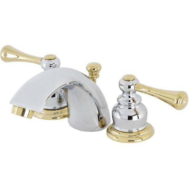 Kingston Brass KB3944BL Vintage Mini-Widespread Bathroom Faucet  4.5 x 3.5 x 2.06  Chrome