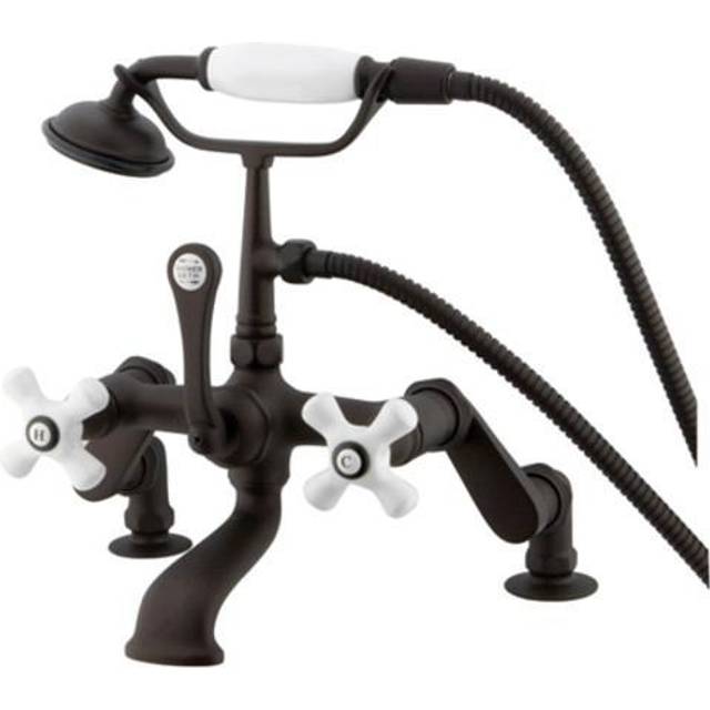 Kingston Brass Cc659T5 Clawfoot Tub Filler With Hand Shower - Oil Rubbed Bronze Finish