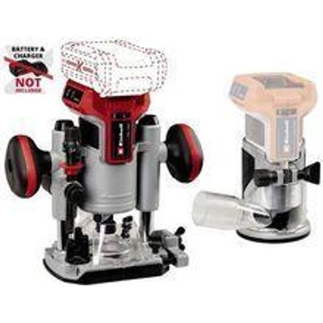 Power X-Change 18v tp-ro 18v Cordless Brushless Router Trimmer + Plunge - Einhell