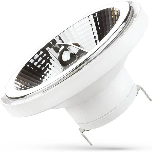 Spectrum 11W LED spot - Vit, 12V, G53, AR111 - Dimbar : Inte dimbar, Kulör : Varm