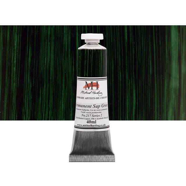 Michael Harding Oil Paint 40ml Permanent Sap Green