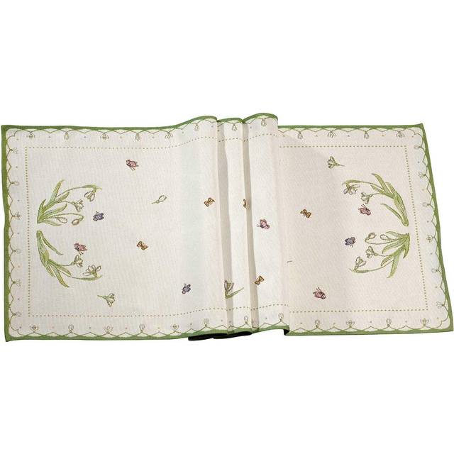 Villeroy & Boch - Colourful Spring Löpare Snödroppe 49x143 Cm - Vit