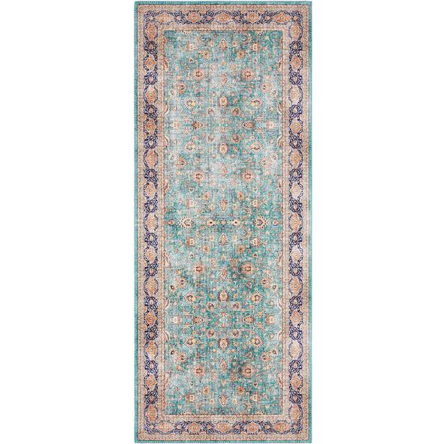 Keshan Maschad Tufted Jade Rug (Runner 80 x 200cm)