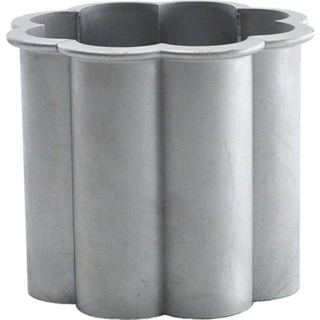 Byarums bruk Gråsippa kruka Aluminium sandgjuten, no. 2 Ø41 cm - Silverfärgad