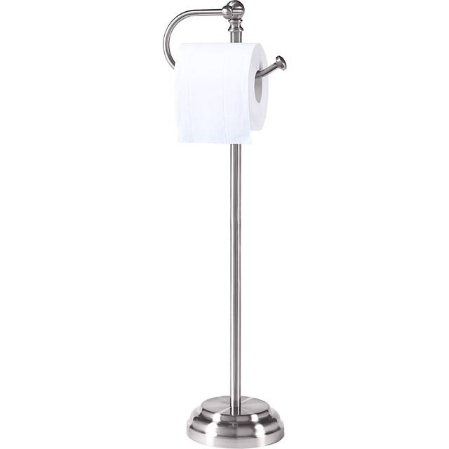 SunnyPoint Classic Bathroom Free Standing Toilet Tissue Paper Roll Holder Stand