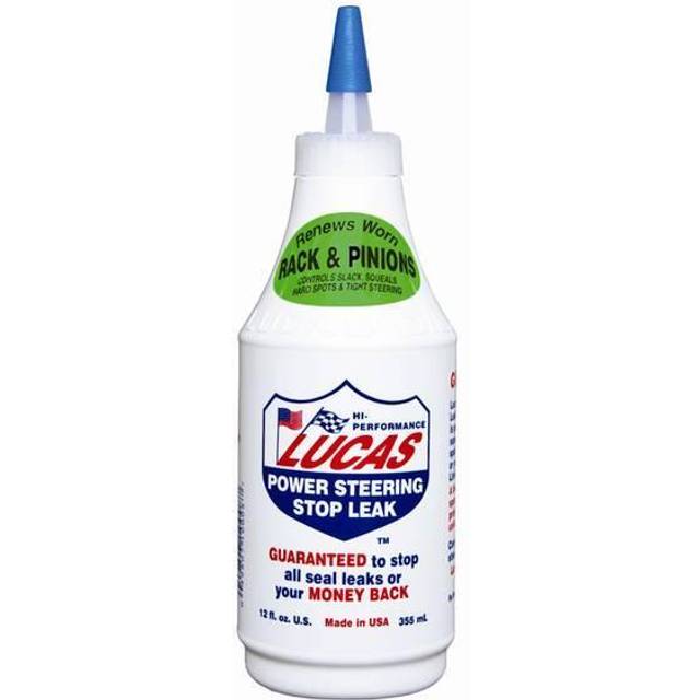 Lucas oil power steering fluid with stop leak stops all seal leaks. 355ml.