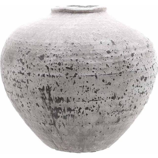 Regola Large Vase - Ceramic - L35 x W35 x H31 cm - Stone