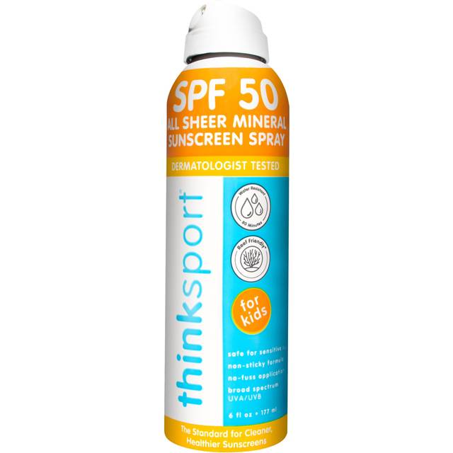 ThinkKids Kids All Sheer Mineral Sunscreen Non-Aerosol Spray SPF 50 6 fl oz