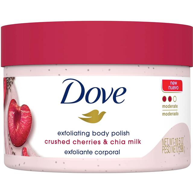 Dove, Body Scrub, Crushed Cherry & Chia Milk, 10.5 oz (298 g)