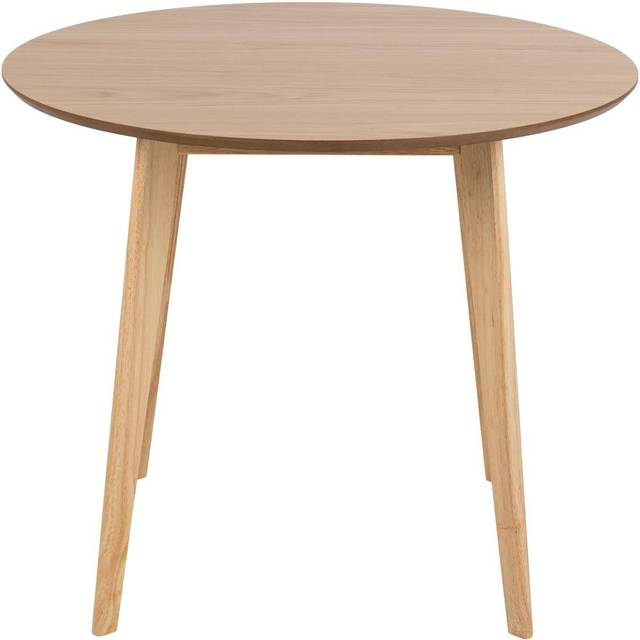 AC Design Furniture Roxanne matbord, svart, ekfanér/gummiträ
