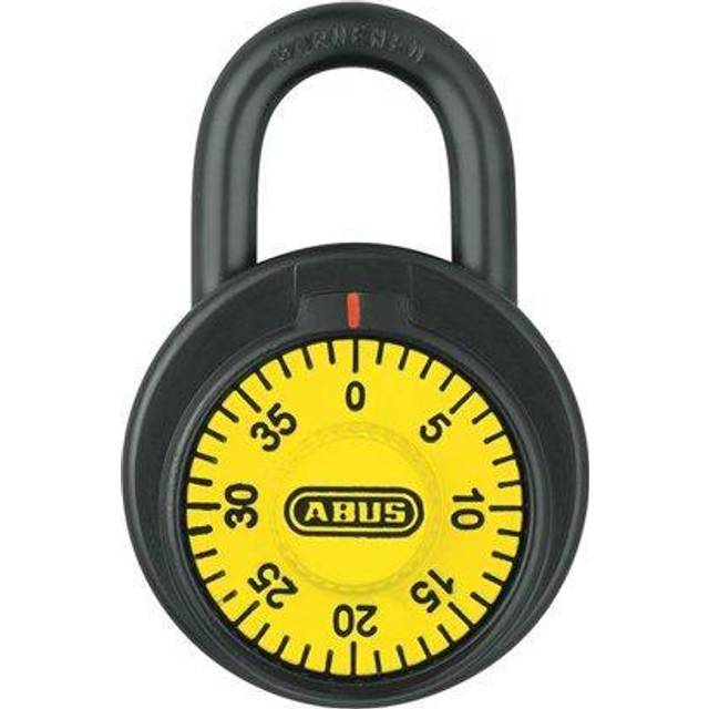 ABUS 78/50 Locker Dial Combination Yellow Padlock