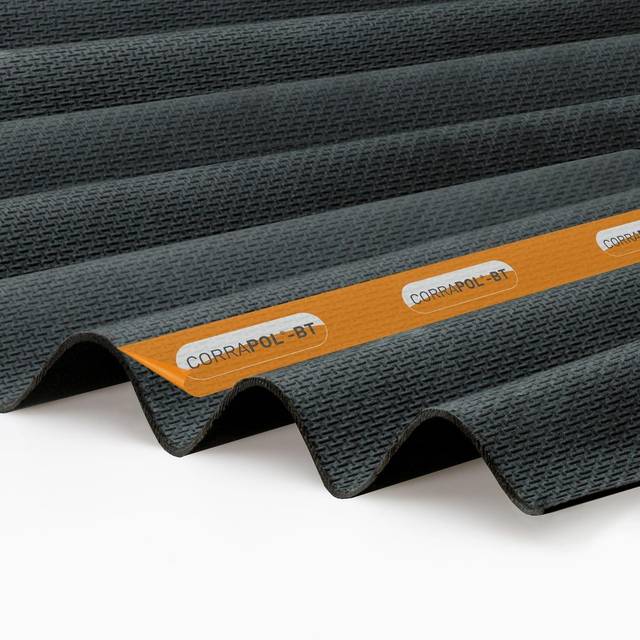 Corrapol-BT Black Corrugated Roof Sheet 930 x 1000mm