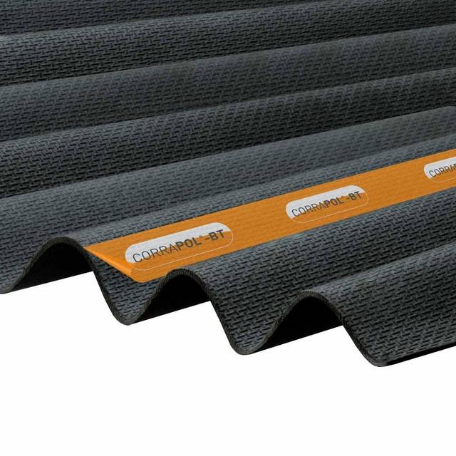 Corrapol-BT Black Corrugated Roof Sheet 930 x 2000mm