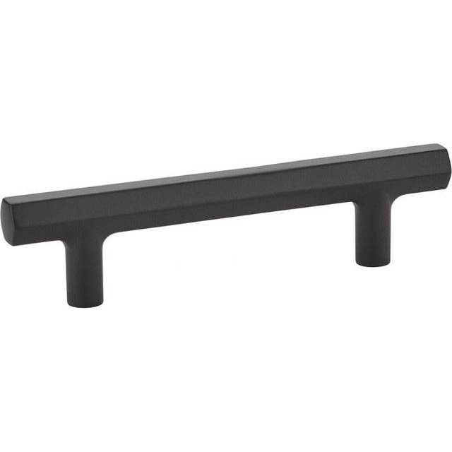 Emtek 86459US19 3.5 in. Mod Hex Pull, Flat Black