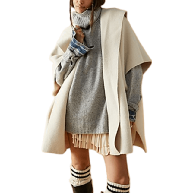 All I Need Cozy Hooded Duster Top in Tobacco