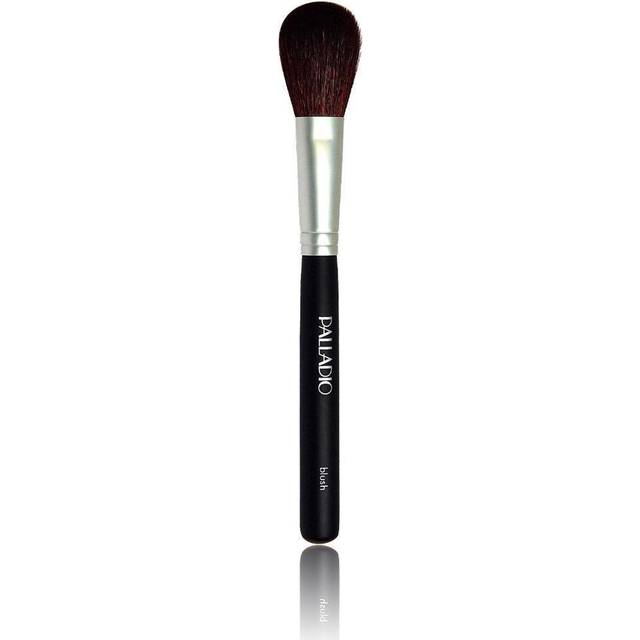 Palladio Blush Brush  Medium Sized Makeup Angled Brush  Soft Natural Bristles  Comfortable Grip  Flawlessly Contours & Defines  For Powder  Blush & Br