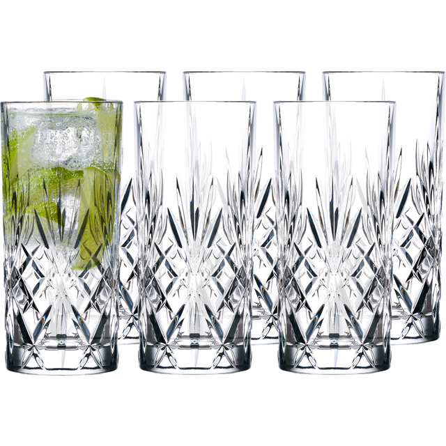 Lyngby Glas Krystal Melodia Highball 36 cl 6 st